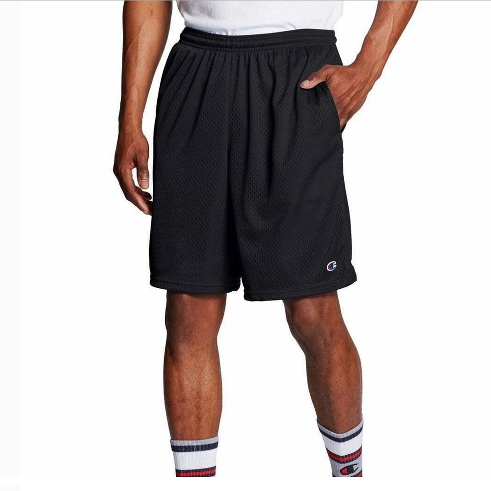NWOT Champion Men's Mesh Shorts, Size L, Black color